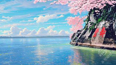 AI绘赤壁，繁花映盛景