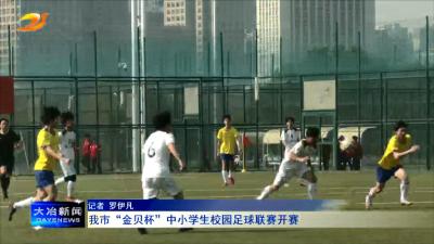 我市“金贝杯”中小学生校园足球联赛开赛