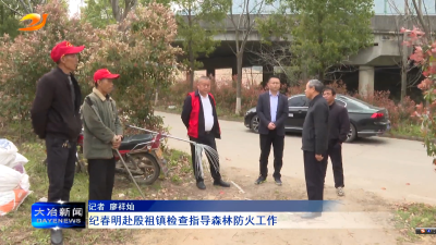 纪春明赴殷祖镇检查指导森林防火工作
