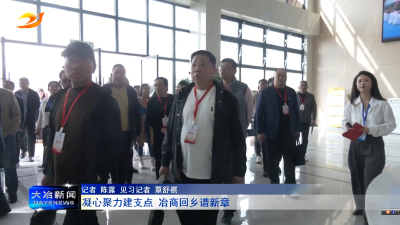 凝心聚力建支点   冶商回乡谱新章