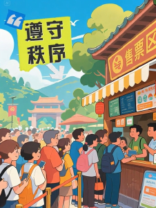 “五一”出游去 文明别掉线