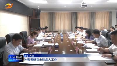 孙辄调研我市残疾人工作