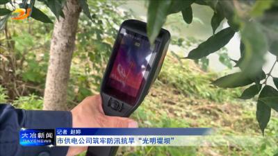 市供电公司筑牢防汛抗旱“光明堤坝”