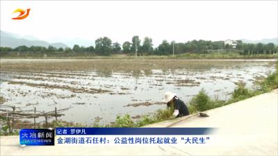 金湖街道石任村：公益性岗位托起就业“大民生”