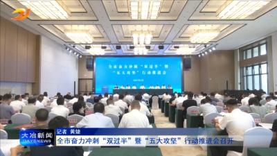 全市奋力冲刺“双过半”暨“五大攻坚”行动推进会召开