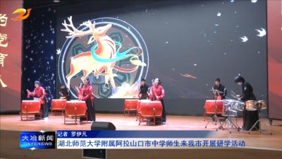湖北师范大学附属阿拉山口市中学师生来我市开展研学活动