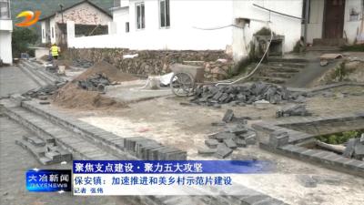 保安镇：加速推进和美乡村示范片建设