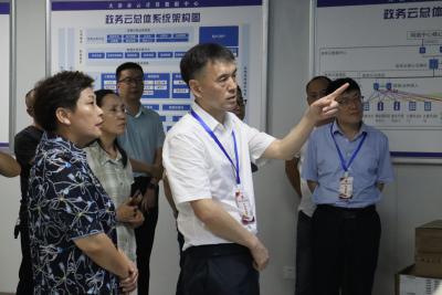 市人大常委会视察我市城市智能体建设工作