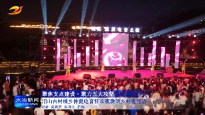 沼山古村桃乡仲夏电音狂欢夜激活乡村夜经济