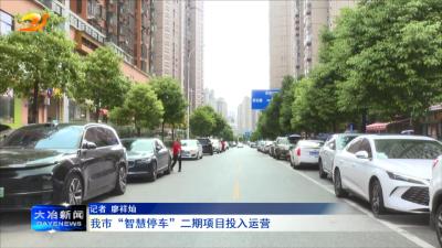 我市“智慧停车”二期项目投入运营