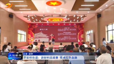 罗家桥街道：讲好村庄故事 传承红色血脉