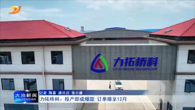 力拓桥科：投产即成爆款 订单排至12月
