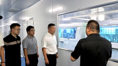 潘小进调研高新区电子信息产业链建设工作 强化产业链招商和全方位服务 推动电子信息产业高质量发展
