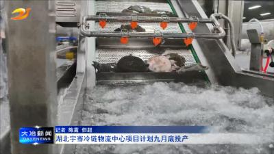 湖北宇骞冷链物流中心项目计划九月底投产 