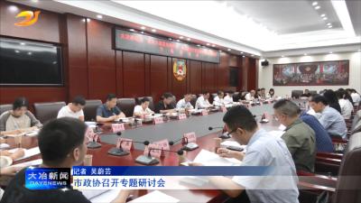 市政协召开专题研讨会