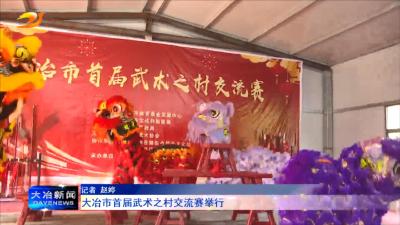 大冶市首届武术之村交流赛举行