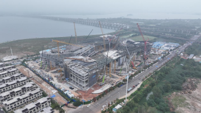 【聚焦支点建设·聚力五大攻坚 文化创新】总工程量达80% 部分场馆春节前投用 新时代文明实践综合体建设进入冲刺阶段