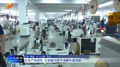 企业产销两旺 以创新与实干冲刺年度目标
