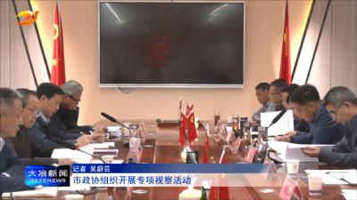 市政协组织开展专项视察活动