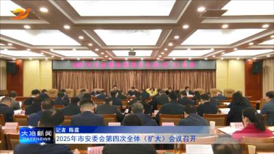 2025年市安委会第四次全体（扩大）会议召开