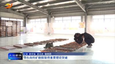 鄂东南钨矿勘探取得重要理论突破