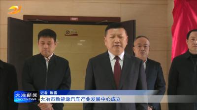 大冶市新能源汽车产业发展中心成立