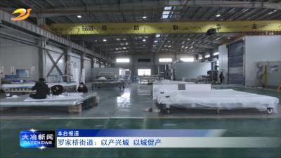 罗家桥街道：以产兴城 以城促产