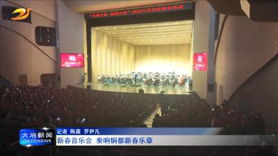 新春音乐会 奏响铜都新春乐章