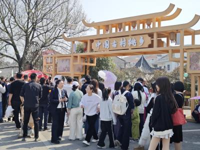 【春暖花开去村游】古村桃乡花开艳 春日经济别样红