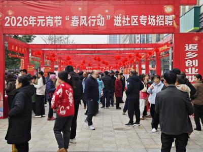 元宵送岗进社区 “春风行动”让群众家门口“觅”良职