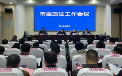 市委政法工作会议召开