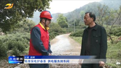 精准保电护春茶 供电服务到车间