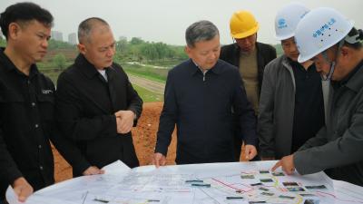 市领导调研民生实事项目建设及社区精细化治理工作