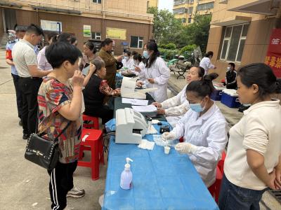 惠民义诊走进武备社区