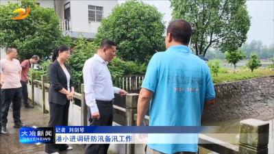 
潘小进调研防汛备汛工作