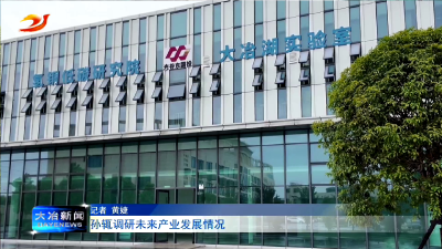 孙辄调研未来产业发展情况