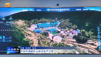 市领导调研矿山安全生产工作
