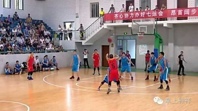 钟祥男篮获荆门七运会篮球赛冠军