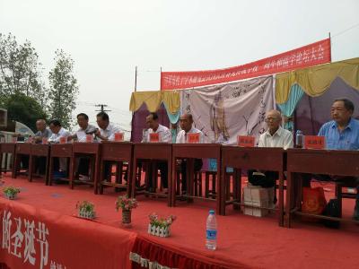 旧口镇春光传统文化学校举行一周年庆典