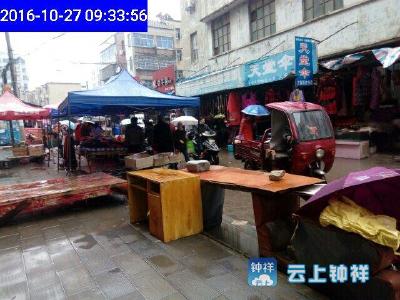 占道经营阻碍交通影响市容