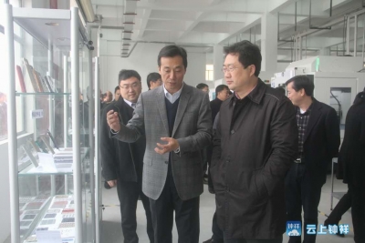沙洋考察团考察钟祥项目建设