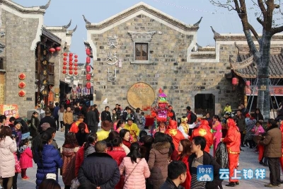 钟祥市莫愁村年货大集开市啦！