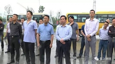 谷城县党政代表团考察钟祥县域经济