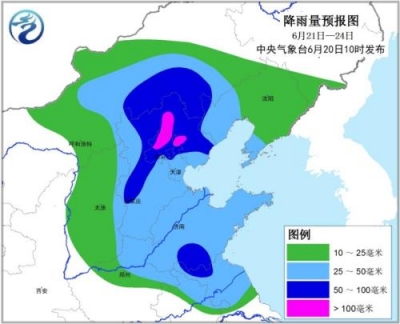 京津冀今起迎入汛来最强降雨 北京大部将普降暴雨