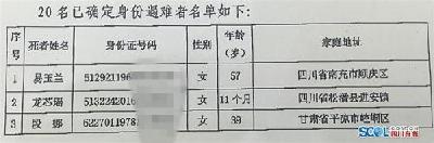 四川新确认3名九寨沟地震遇难者信息 已确认24人
