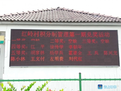 长寿镇举办第一期积分制管理奖励活动