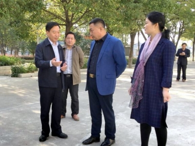 天坤国际教育集团总裁孙义来钟祥考察