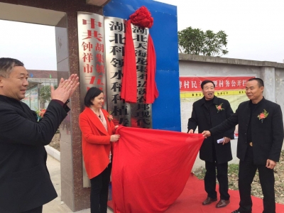 天海龙集团弘欣农邦公司胡集揭牌
