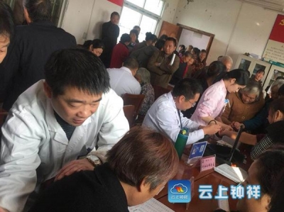 医疗精准扶贫 义诊温暖人心——荆门二医深入我区白岗村开展扶贫义诊活动