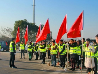 钟祥市公路养护在行动